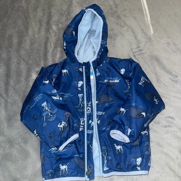 Columbia Blue Wind Jacket - Picture 1 of 3